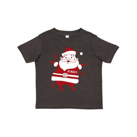 

Inktastic Be Merry Santa Gift Toddler Boy or Toddler Girl T-Shirt