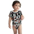 thumbnail image 2 of Adobk Geometric Sports Energetic Burst Print Baby Climbing Clothes,Jumpsuit Rompers Classic Rompers Child Short sleeve Bodysuits-2 Years, 2 of 6