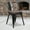 Black, variant on BizChair White Metal Chair with Wood Seat and Arms
