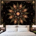 thumbnail image 2 of Gojian Boho Floral Mandala Tapestry Wall Hanging Pink Bohemian Flower Medallion Tapestry Aesthetic Watercolor Hippie Indian Small Tapestries for Bedroom Living Room Dorm Decor, 2 of 6