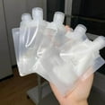 thumbnail image 1 of 12 Pieces Packaging Bags Refillable Reusable Leakproof Bag for Hand Sanitizer Small Stand-up Pouch 30/50/100ml Sub-packaging Bag Hand Cosmetic Type2, 1 of 9