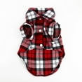 thumbnail image 1 of Camisas a cuadros para perros, nueva ropa para perros pequeños, camiseta con solapa a cuadros para cachorros, los mejores materiales, 1 of 8