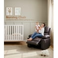 thumbnail image 3 of Hetoy Oversized Electric Recliner Chair-Massage & Heat, 360° Swivel, Remote Control & Cup Holder - Perfect for Living Room, Bedroom,and Nursery（Coffee）, 3 of 7