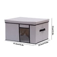 thumbnail image 3 of Clearance! Washable Perspective Window Fabric Art Treasure Chest For Household Clothes Storage And Miscellaneous Textile Sorting Box Online Shopping Sales Today Clearance #65, 3 of 7