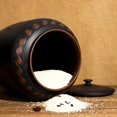 thumbnail image 4 of Ceramic Rice Jar with Lid Kitchen Sealed Jar Grain Rice Dispenser for Cereal Flour Sugar, 4 of 6