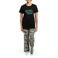 thumbnail image 4 of CafePress - Facts Dont Care Women's Dark Pajamas - Women's Short Sleeve Print T-Shirt and Pants Dark Cotton Pajama Set, 4 of 7