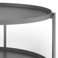 thumbnail image 3 of Simpli Home Monet Table Basse Industrielle 32 Pouces en Métal Gris Orage, 3 of 6