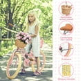 thumbnail image 3 of KORIMEFA Girls Bike Ages 8-12 Years Old, Kids Bike for Toddlers with Basket & Training Wheels, 20 inch Kids Bicycle with Handbrake & Kickstand, 3 of 13