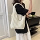 thumbnail image 3 of Bolsa De La Compra Bolso De Compras Mediano Para Mujer Decoración De Cadena Fruncido Verano Burbuja Nube Bolsa (Blanco) Tmvgtek Para Estrenar, 3 of 5