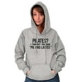thumbnail image 5 of Pilates Thought You Said Pie Lattes Hoodie Sweatshirt Women Brisco Brands S, 5 of 5