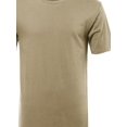thumbnail image 3 of FashionOutfit Men's Basic Short Sleeve Shirt With High-Low Hemline, 3 of 3