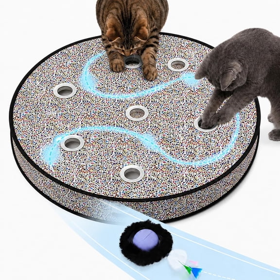 Pawmatic Cat Toy, Cat Hide and Seek Toy, Automatic Hunting Hood Toy for Indoor Cats