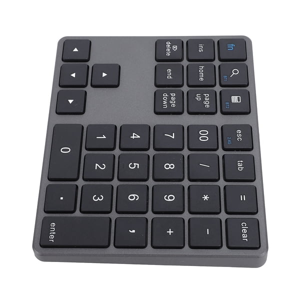 Teclado Numérico Inalámbrico, Teclado Numérico De 35 Teclas Con Receptor, Teclado Numérico BT5.0 BT3.0 Inalámbrico Resistente De 2,4G Para Teléfono Inteligente De Escritorio