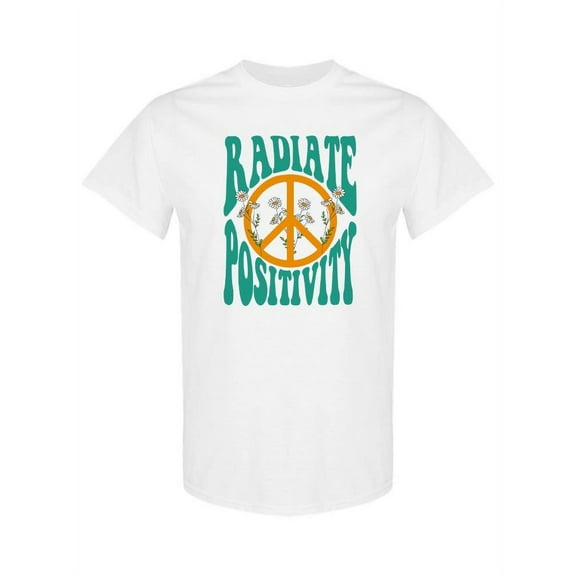 Radiate Positivity T-Shirt Women -Smartprints Designs, Female 5X-Large