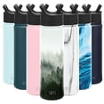 thumbnail image 2 of Simple Modern Insulated Water Bottle with Straw Lid Reusable Wide Mouth Stainless Steel Flask Thermos, 22oz, 2 of 7