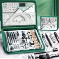 thumbnail image 2 of 28 PCS Compass Geometry Tools with Case, Drafting Tools Geometry Set with Swing Arm Protractor, Rulers, Metal Compass, Square Set, Mechanical Pencil, Back to School Supplies for Students, 2 of 8