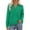 Green, variant on Women's V-Neck Lightweight Breathable Sweater, Soft Comfortable Pullover Top with Slimming Design for Summer Spring Fall Casual Wear, Travel, Daily Activities and Versatile Occasions Brown L