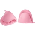 thumbnail image 1 of Mini manoplas de silicona para horno – Guantes de horno con agarre para las yemas de los dedos – Juego de agarraderas para cocinar, hornear, freidora de aire – Resistente al calor y al desli, 1 of 5