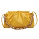 thumbnail image 1 of Bolso de hombro plisado para mujer, bolso de mano con cadena de PU Cloud Messenger (amarillo) Likrtyny Para estrenar, 1 of 9