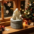 thumbnail image 4 of Diceymbol Halloween Ghost in Stone Well Figurine Mini Spooky Tabletop Decoration for Mantel Shelf Party Decor 6 Inch, 4 of 8