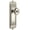 Polished Nickel, variant on Grandeur 807505 Windsor Solid Brass Rose Single Dummy Door Knob - Bronze