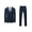 navy blue, variant on i·FineLong Slim-Fit Two-Piece Suit for Men: Versatile Jacket & Pants for Business Meetings, Weddings & Parties