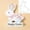 C, variant on Easter Bunny Decor, Bunny Figurine for Library, Spring Reading Gift, Festive Library Accents, Bookshelf Design(A) Easter Decoratinos