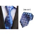 thumbnail image 4 of CSChome Men Business Tie Lightweight Multipurpose Adjustable Men Business Tie Different Patterns Plaid Print Decorative Gentleman Wedding Daily Wear, 4 of 7