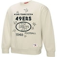 thumbnail image 2 of Women's Mitchell & Ness Cream San Francisco 49ers Shooting Stars Pullover Sweatshirt, 2 of 3