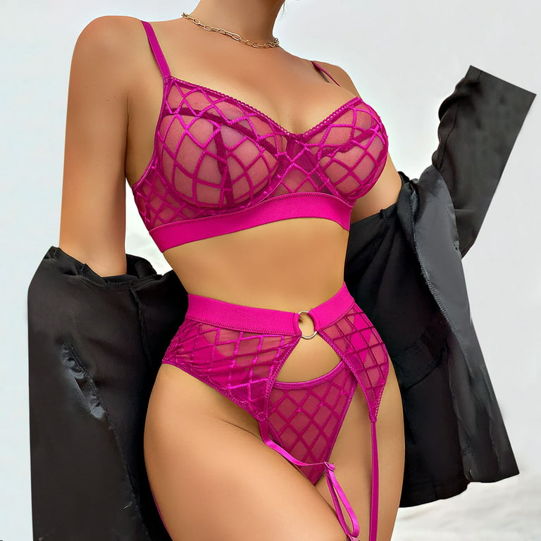 HTNBO Valentines Day Lingerie for Women Pink Valentines Day Lingerie for  Women