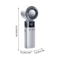 thumbnail image 3 of Vacemry Semiconductor Cooling Handheld Fan, Portable Mini Fan with Ice Function, Personal Cooling Fan for Summer Travel Outdoor Office Home Desk, Rechargeable Battery Operated Hand Fan, 3 of 7