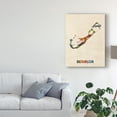 thumbnail image 3 of Trademark Fine Art 'Bermuda Watercolor Map' Canvas Art by Michael Tompsett, 3 of 4