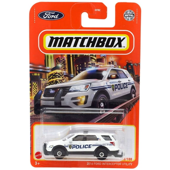 Matchbox 2016 Ford Interceptor Utility Diecast Car