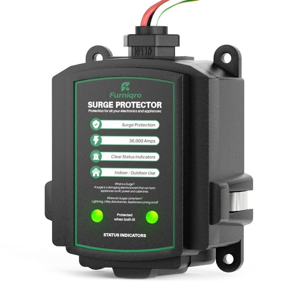 Protector contra sobretensiones para toda la casa Furniqro FHSPD36S 36,000 A