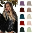 thumbnail image 2 of Coerni Girls Faux-Fur Jacket Coat Winter Snowday Thick Warm Fashion Cool Clothes 2-10 Years Kids Halloween Winter Fleece Jacket, 2 of 3