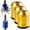 3pcs Gold, variant on Magnetic Screwdriver Ring, Removable Magnetic Bit Holder for Hex Screwdrivers and Drill Bits, Strong Magnet Screw Holder Ring for Precision DIY Woodworking and Toolbox