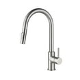 thumbnail image 2 of Kibi Circular Single Handle Pull Down Kitchen Faucet, 2 of 5