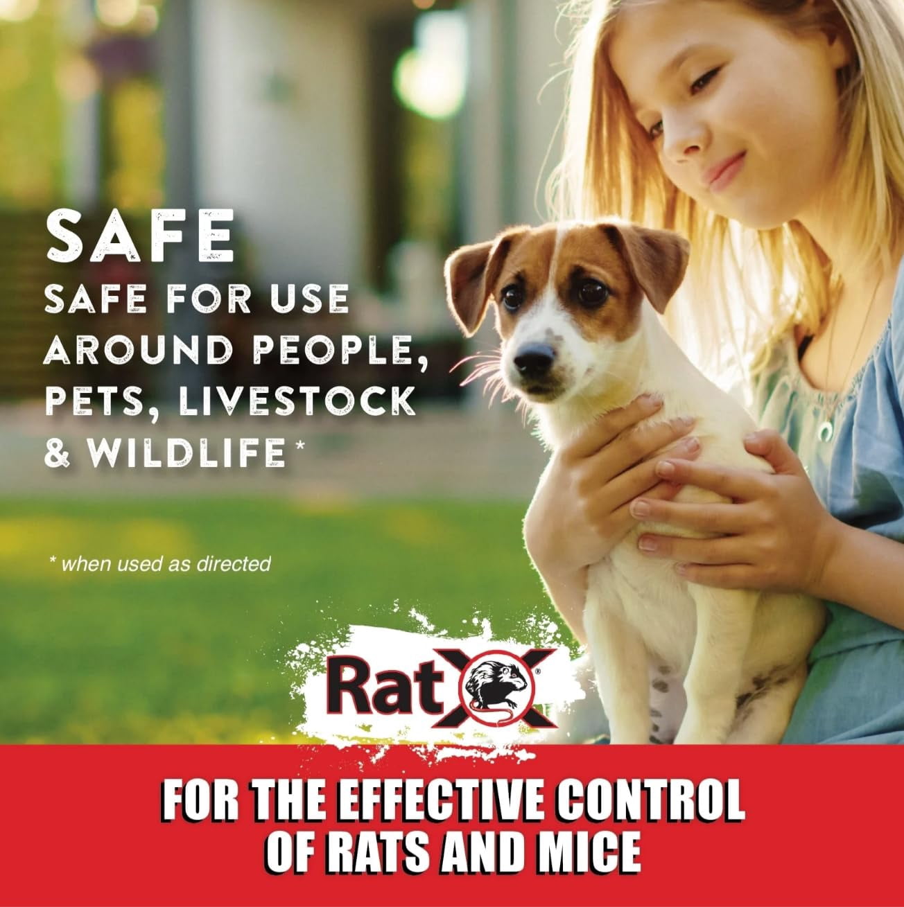 RatX Pellets Non-Toxic Rodent Killer, 5oz, for Rats and Mice, Pest Bait