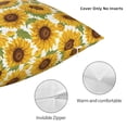 thumbnail image 3 of Pofeuu Sunflowers Print Double-sided plush pillowcase Square Throw Pillow Covers Pillows Cover for Living Room Bedroom Sofa Couch Cushion Cover（No pillow core）-26"x26", 3 of 7