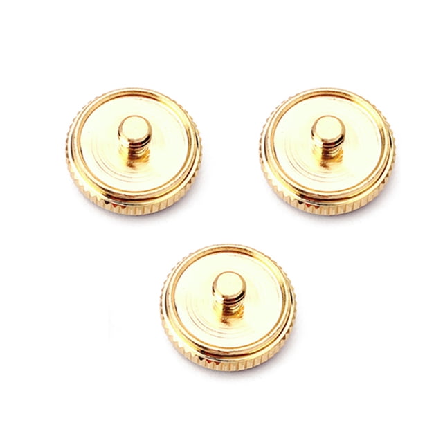 Sonducket Botones de saxofón de 3 piezas, trompeta, instrumento de piedra verde de malaquita, pieza de reparación de latón, teclas de buen toque Type2 NO2 Sonducket OD027068-02