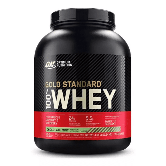 Optimum Nutrition ON Proteína Gold Standard 100% Whey Sabor Chocolate Mint 5 lbs