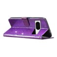 thumbnail image 3 of Compatible with Google Pixel 8 Sparkling Glitter Wallet Case with Card Pocket Flip Cover, 3 of 5