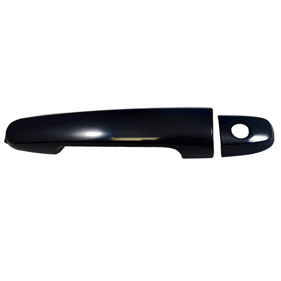 Exterior Smooth Black Door Handle - Front Left or Front Right - Toyota Camry Corolla Highlander Matrix Prius RAV4 Solara Yaris Pontiac Vibe