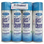 Sprayway 443331 Ammonia Free Glass Cleaner, 19 Oz. (4-Pack) (Packaging May Vary) by Sprayway