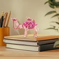 thumbnail image 7 of BSJJY Camel Lover Gift - Tiny Cute Camel Figurine Collectible, Hinged Crystal Jeweled Animal Trinket Jewelry Box, Desert Camel Decor Ornament (Pink), 7 of 7