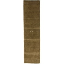 Brown Tribal 3X10 Gabbeh Modern Runner Rug