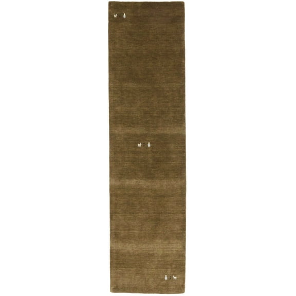 Brown Tribal 3X10 Gabbeh Modern Runner Rug