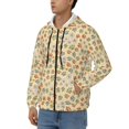 thumbnail image 3 of Honeii Paw In Groovy Style Print Hoodies for Men, Pullover & Full Zip, Breathable Zip up Hoodie, Sweatshirt-Medium, 3 of 5