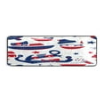 thumbnail image 6 of Nautical Pattern Long Area Rug 72" x 24" Non-Slip Polyester with Cotton Padding, 6 of 7