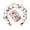 Beige leopard, variant on Spa Makeup and Face Washing Headband, Pink Bubble Design, Ultra-Absorbent Microfiber Headband for Washing Face, Soft Terry Cloth, No-Squeeze, No-Pull Band Gentle on Hair and Head